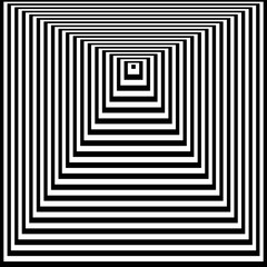 Abstract geometric op art design. Lines pattern.