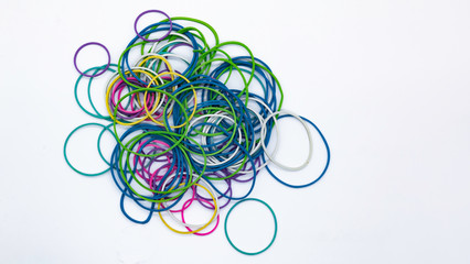 colored rubber band