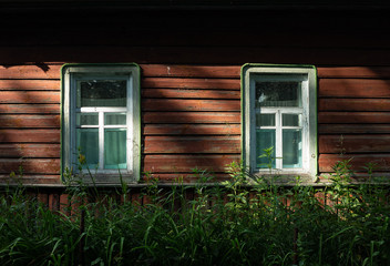 Windows of an old house