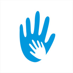 Fototapeta na wymiar Hand Care Template vector Business icon