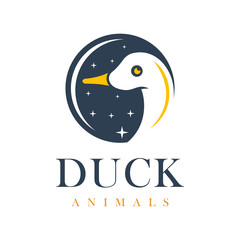duck and circle logo