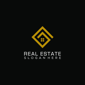 Real estate letter G logo graphic concept