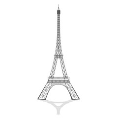 Fototapeta na wymiar Eiffel tower vector illustration