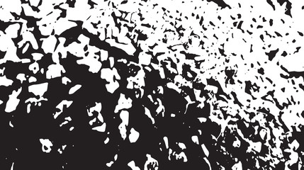 Black and white vintage grunge futuristic background. Suitable to create unique overlay textures with the effect of scratching, breaking, antiquity and old materials.