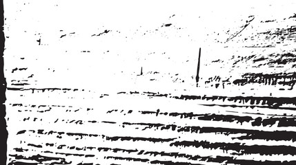 Black and white vintage grunge futuristic background. Suitable to create unique overlay textures with the effect of scratching, breaking, antiquity and old materials.