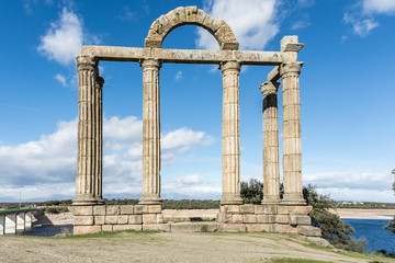 Roman ruins of Augustobriga, Caceres (Extremadura - Spain)