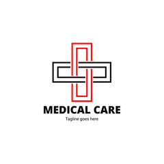 Medical Pharmachy Healthcare Clinic design template-vector illustration
