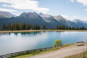 lake in the mountains