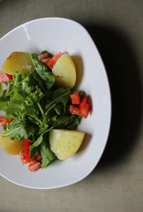 fresh salad with vegetables
