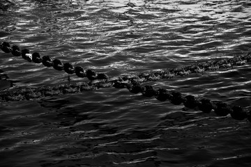 reflection of sun in water