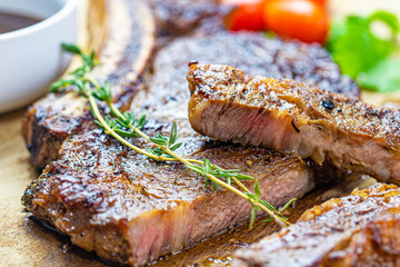 Steak with Thyme and butter