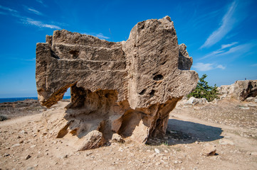 For the wealth of burials of the inhabitants of ancient Paphos, this place was called the Royal...