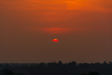 Low Angle View Of Dramatic Sky During Sunset