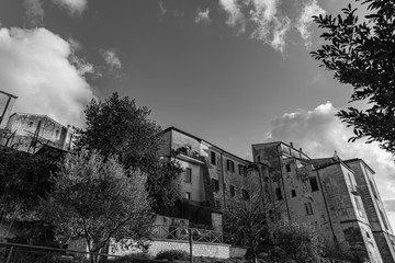 Glimpses of the historic center of Isernia, capital of the homonymous province of Molise, a...