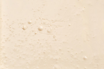 Cream white color. Background, texture. Top View