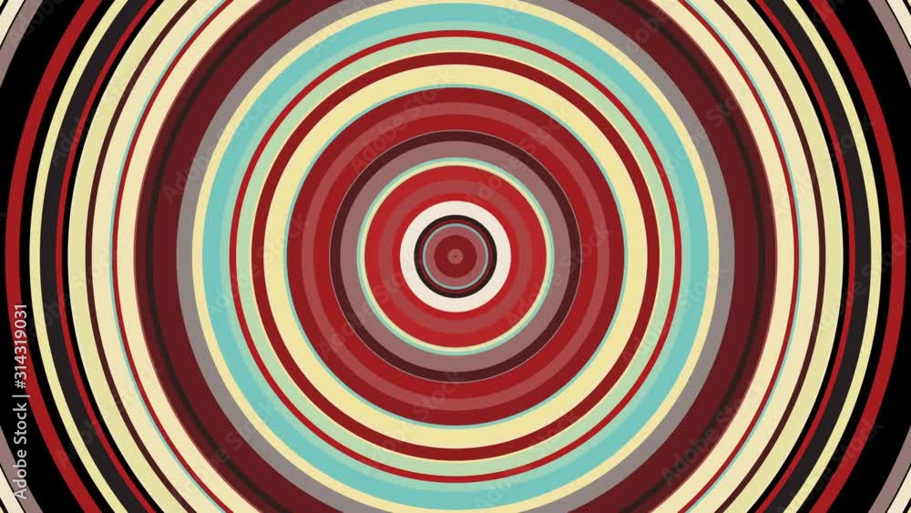Poster abstract colorful circle with hypnotic spinning motion, computer generated. 3d rendering of vortex b
