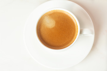 cup of a black coffee close up