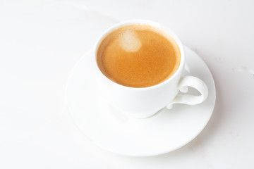 cup of a black coffee