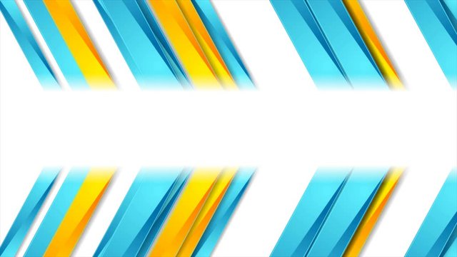 Vibrant tech abstract corporate arrows motion geometric background. Seamless looping. Video animation Ultra HD 4K 3840x2160