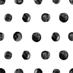 Sierkussen Watrecolor polka dot naadloos patroon © lisagerrard99