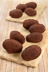 Chocolate Madeleines Wooden cutting boards