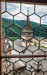 Oravsky hrad, pohlad z okna © Rarach