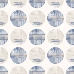 Foto op Plexiglas Grijze Franse linnen vector polka dot naadloze structuurpatroon. Penseelstreek grunge shappy chique abstracte achtergrond. Textiel in landelijke boerderijstijl. Onregelmatige print met stippen en stippen. © Limolida Studio