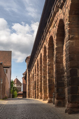 old city wall in Nuremberg