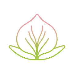 flower foliage plant gradient icon