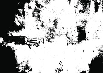 Rough black and white texture vector. Distressed overlay texture. Grunge background. Abstract textured effect. Vector Illustration. Black isolated on white background. EPS10.