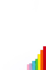 Colors of the rainbow, symbol of LGBT