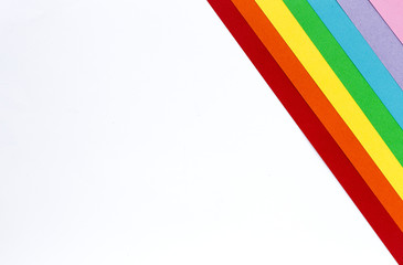 Colors of the rainbow, symbol of LGBT