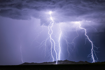 Lightning storm