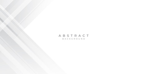Obraz premium White Grey Silver Box Rectangle Abstract Background Vector Presentation Design