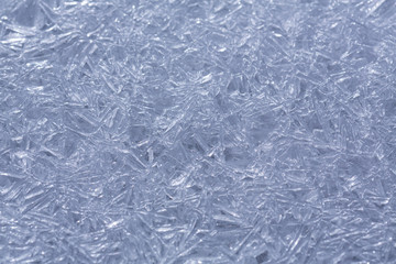 Ice crystals forming decorative patterns for background imagch
