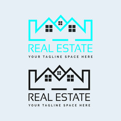 Building logo design vector Vector