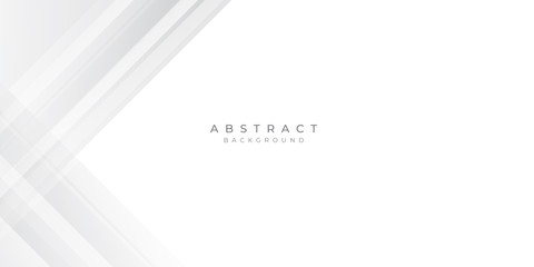Obraz premium White Grey Silver Box Rectangle Abstract Background Vector Presentation Design