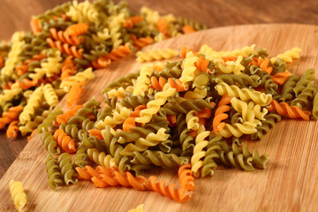 Pasta Fusilli Tri Color