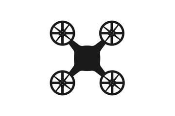 Modern quadrocopter  icon vector isolated