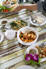 dining time with friend