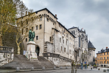 Fototapeta na wymiar Castle of the Dukes of Savoy, Chambery, France