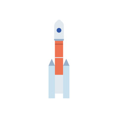 space shuttle flat style icon
