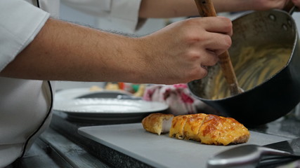 chef preparing food