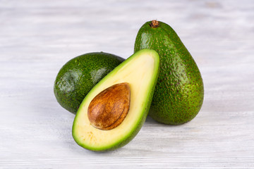 Avocado green large in section