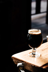 Beer on a table