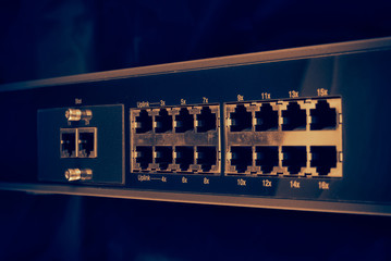 Network switch without ethernet cables