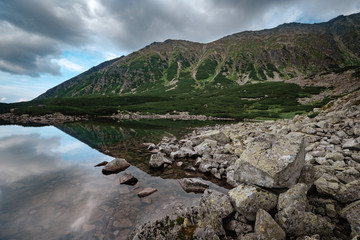 Fototapeta premium Czarny Staw Gasienicowy in Tatras Mountains Poland