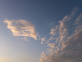 dramatic sky with clouds