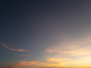 dramatic sky with clouds