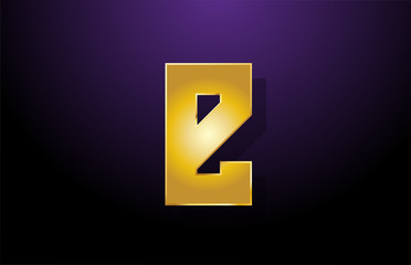 gold golden yellow letter E alphabet logo icon design for company business